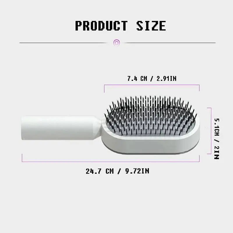 Self-Cleaning Hair Brush
