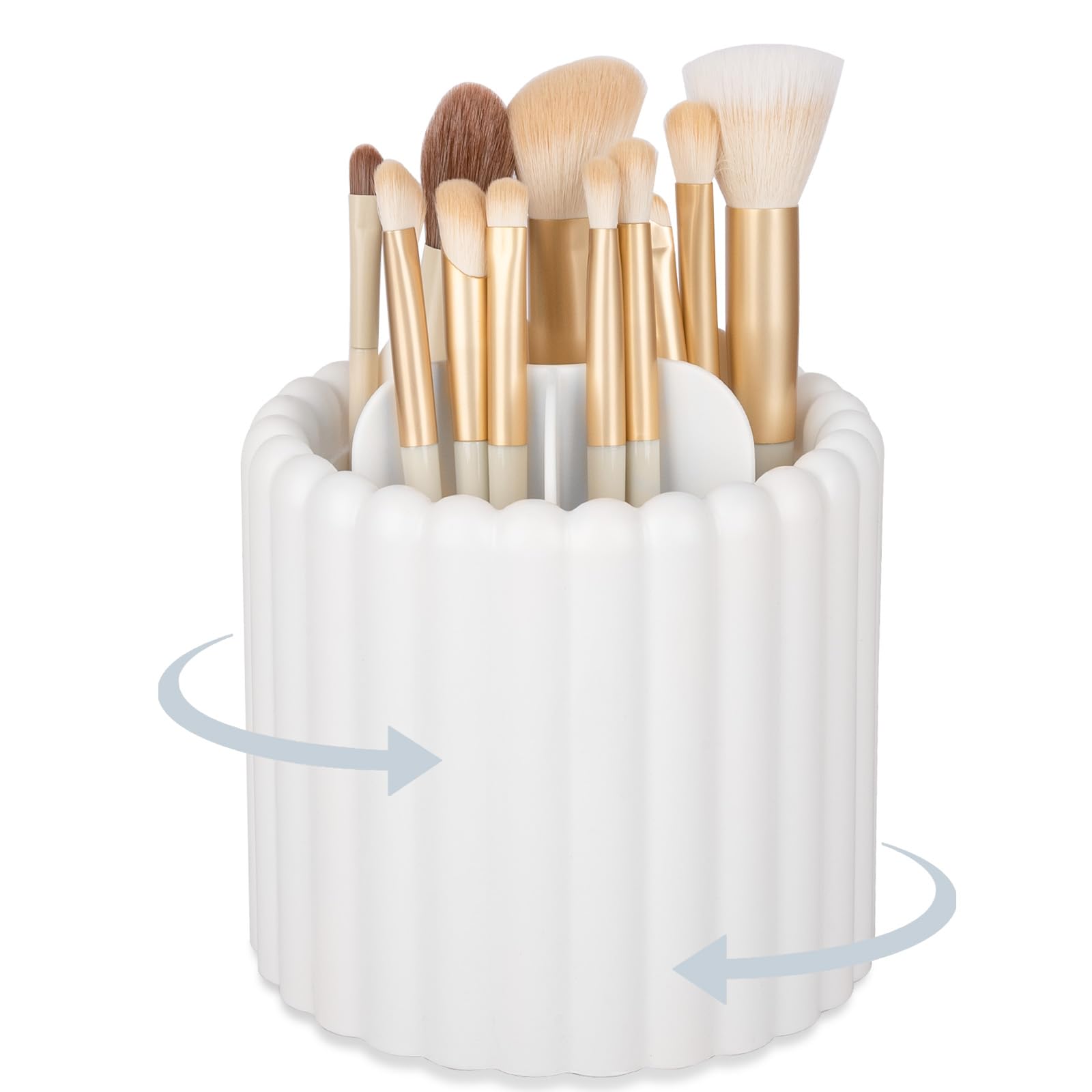 360 Rotating Makeup Brush Holder