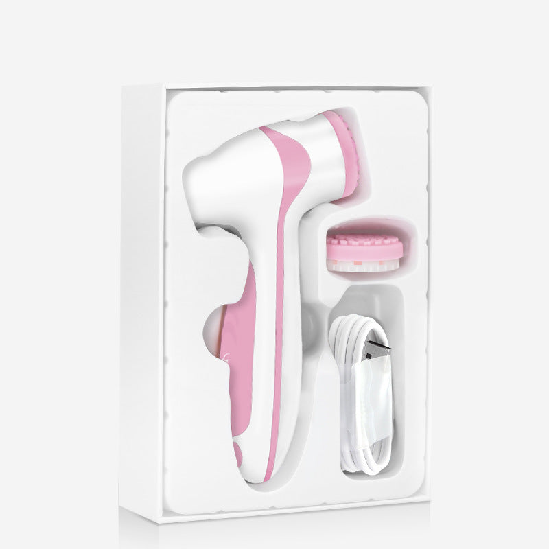 Electric Facial Cleansing Brush and Massager Device